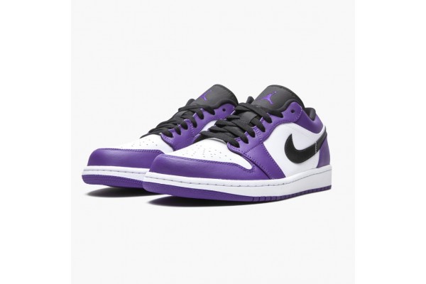 Buy Jordan 1 Retro Low Court Purple 553558-500 Shoes