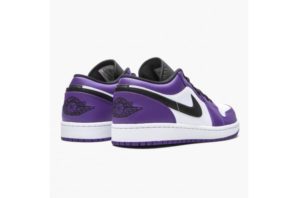 Buy Jordan 1 Retro Low Court Purple 553558-500 Shoes