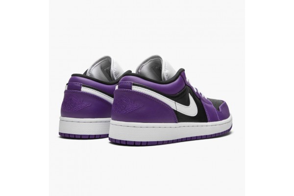 Discount Jordan 1 Retro Low Court Purple 553558-501 Shoes