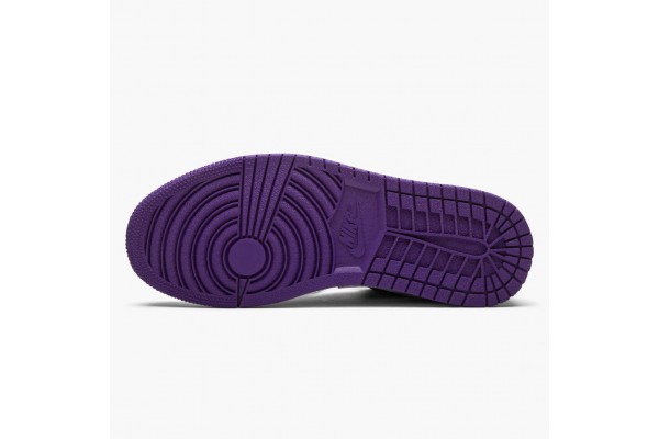 Discount Jordan 1 Retro Low Court Purple 553558-501 Shoes