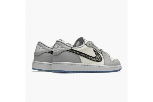 New Jordan 1 Retro Low Wolf Grey Sail Photoson Dust CN8608-002 Shoes