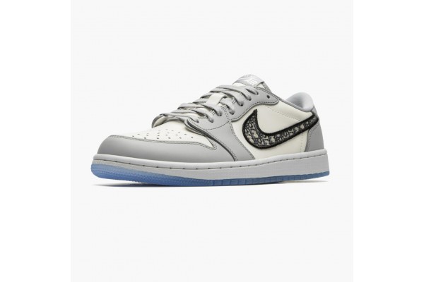 New Jordan 1 Retro Low Wolf Grey Sail Photoson Dust CN8608-002 Shoes