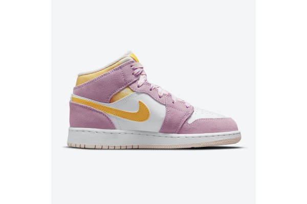 Latest Jordan 1 Mid SE GS Arctic Pink DC9517-600 Shoes