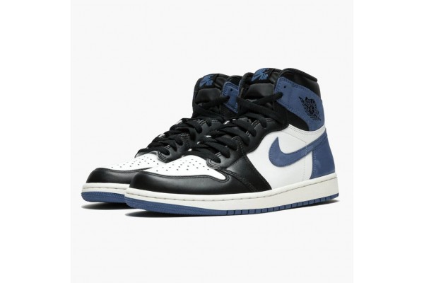 Latest Jordan 1 Retro High Blue Moon 555088-115 Shoes