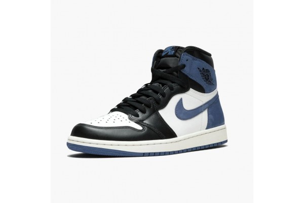 Latest Jordan 1 Retro High Blue Moon 555088-115 Shoes