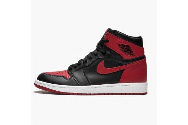 New Jordan 1 Retro High OG Banned Bred 555088-001 Shoes