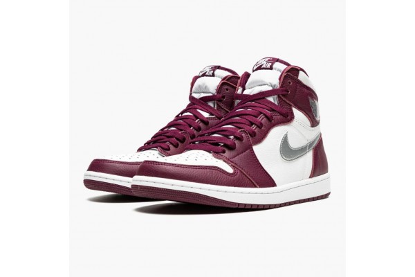 Discount Jordan 1 Retro High OG Bordeaux 555088-611 Shoes