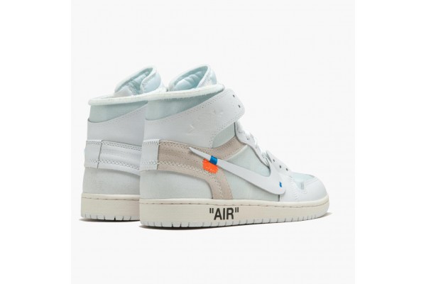 Shop Jordan 1 Retro High Off-White White AQ0818-100 Shoes