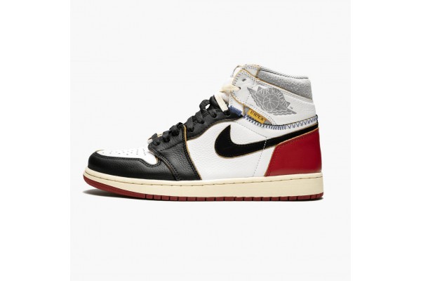 Shop Jordan 1 Retro High Union Los Angeles Black Toe BV1300-106 Shoes