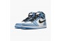 New Jordan 1 Retro High White University Blue Black 555088-134 Shoes