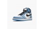 New Jordan 1 Retro High White University Blue Black 555088-134 Shoes