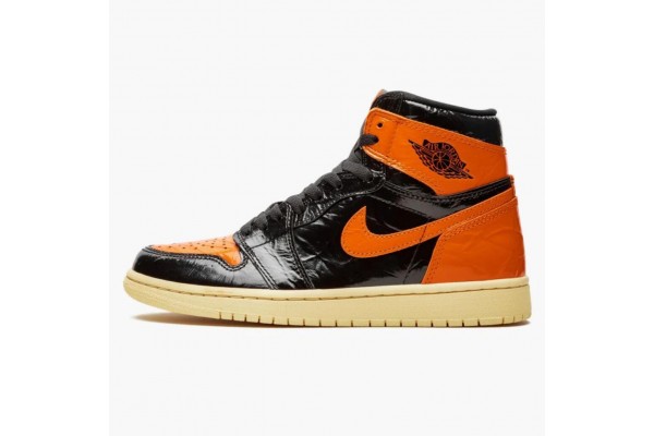 Discount Jordan 1 Retro Shattered Backboard BlackPale Vanilla Starfish 555088-028 Shoes