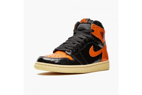 Discount Jordan 1 Retro Shattered Backboard BlackPale Vanilla Starfish 555088-028 Shoes