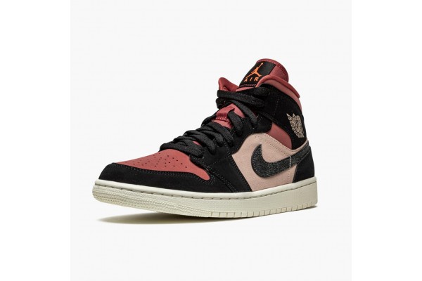 New Jordan 1 Mid Canyon Rust BQ6472-202 Shoes