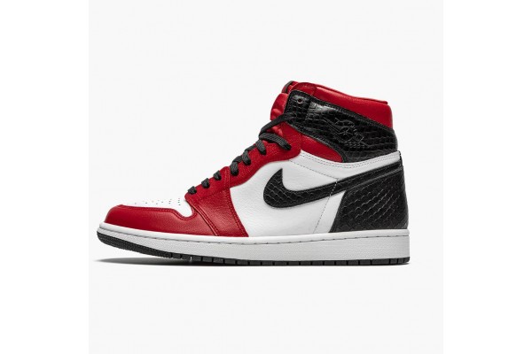 Shop Jordan 1 High Retro Satin Snake CD0461-601 Shoes