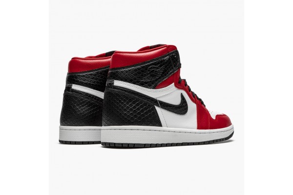 Shop Jordan 1 High Retro Satin Snake CD0461-601 Shoes