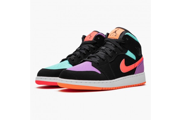 Discount Jordan 1 Mid Candy 554725-083 Shoes