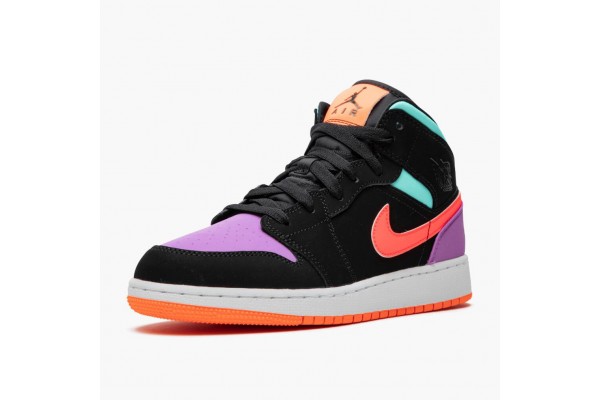 Discount Jordan 1 Mid Candy 554725-083 Shoes