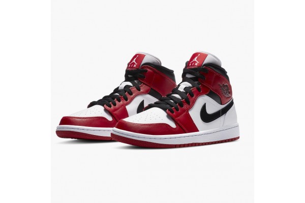 Latest Jordan 1 Mid Chicago 2020 554724-173 Shoes