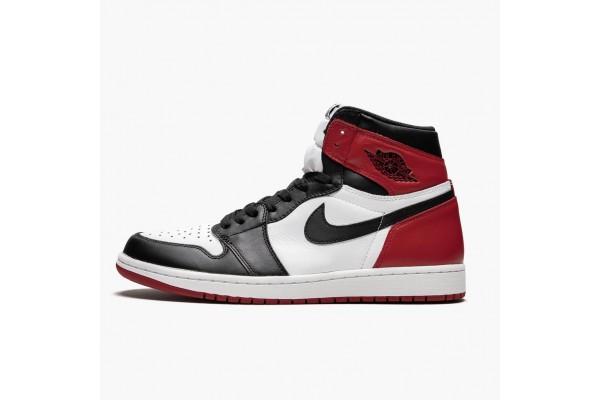 New Jordan 1 Retro High OG Black Toe 555088-125 Shoes