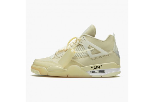 Good Jordan 4 Retro Off-White Sail CV9388-100 Shoes