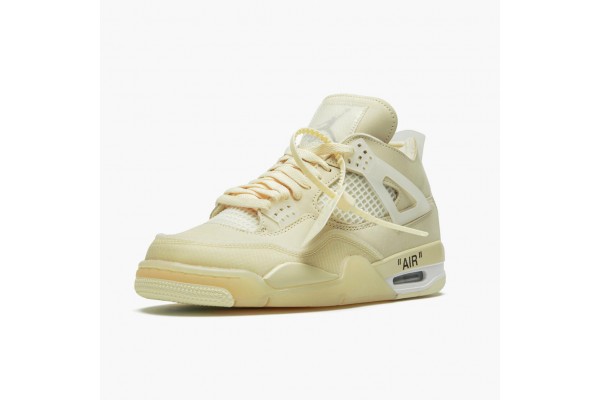 Good Jordan 4 Retro Off-White Sail CV9388-100 Shoes