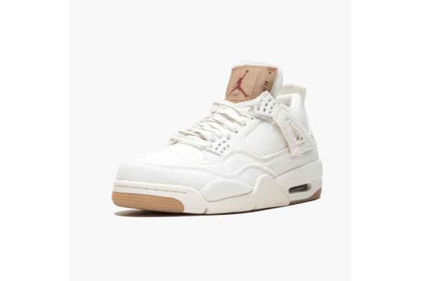 Discount Levi's x Jordan 4 Denim AO2571-100 Shoes