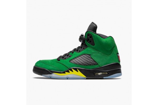 Cheap Jordan 5 Retro SE Oregon Green Yellow CK6631-307 Shoes