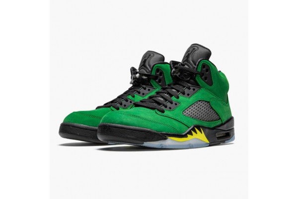 Cheap Jordan 5 Retro SE Oregon Green Yellow CK6631-307 Shoes