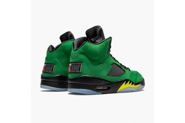 Cheap Jordan 5 Retro SE Oregon Green Yellow CK6631-307 Shoes