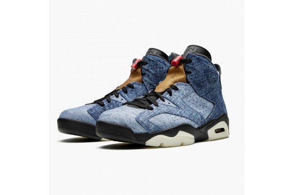 Cheap Jordan 6 Retro Washed Denim 384664-060 Shoes