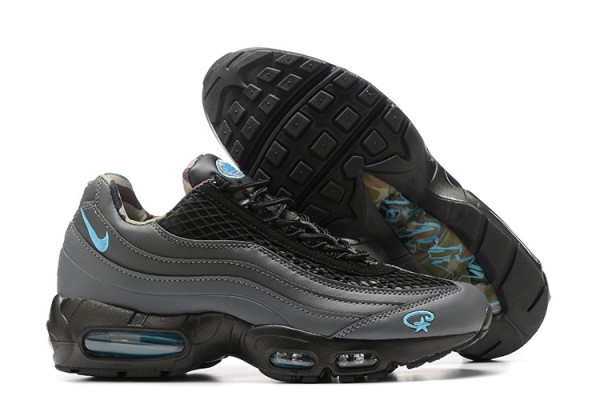 Cheap Mens Air Max 95 TT Aegean Storm Grey Black Sneakers FB2709-002