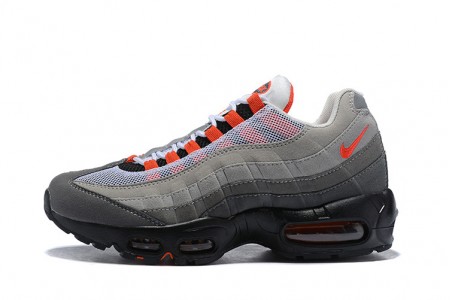 Cheap Mens  Air Max 95 OG Grey Red Sneakers AT2865-100