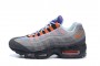 Cheap Womens/Mens Air Max 95 OG QS Blacksafety Orangevolt Sneakers 810374-078