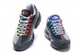 Cheap Womens/Mens Air Max 95 OG QS Blacksafety Orangevolt Sneakers 810374-078