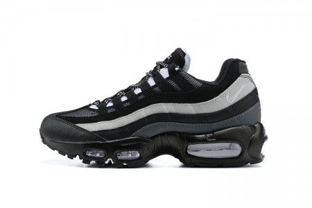 Cheap Mens Air Max 95 TT Black White and Grey Sneakers 