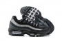 Cheap Mens Air Max 95 TT Black White and Grey Sneakers 