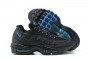 Cheap Mens Air Max 95 TT Black and Blue Sneakers