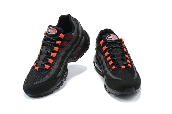 Cheap Mens Air Max 95 TT Black and Red Sneakers