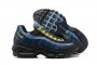 Cheap Mens Air Max 95 TT Blue Yellow Sneakers 