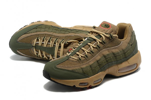 Cheap Mens Air Max 95 TT Brown Green Sneakers DQ8570-200