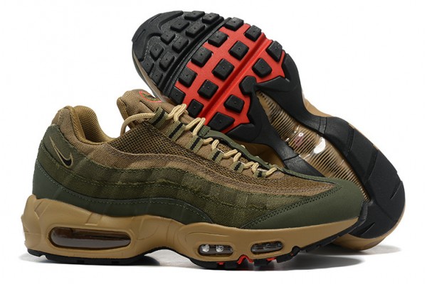 Cheap Mens Air Max 95 TT Brown Green Sneakers DQ8570-200