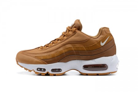 Cheap Mens Air Max 95 TT Brown and White Sneakers 