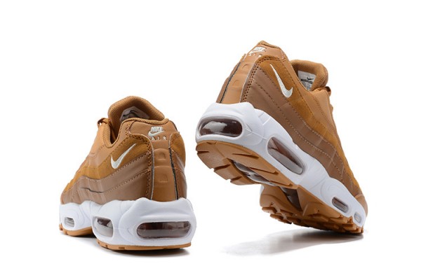 Cheap Mens Air Max 95 TT Brown and White Sneakers 