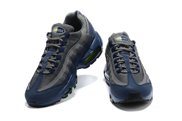 Cheap Mens Air Max 95 TT Grey Blue and Black Black Sneakers DA1504-400 