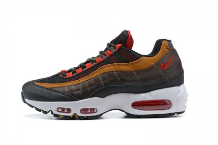 Cheap Mens Air Max 95 TT Grey Red and Brown Sneakers 