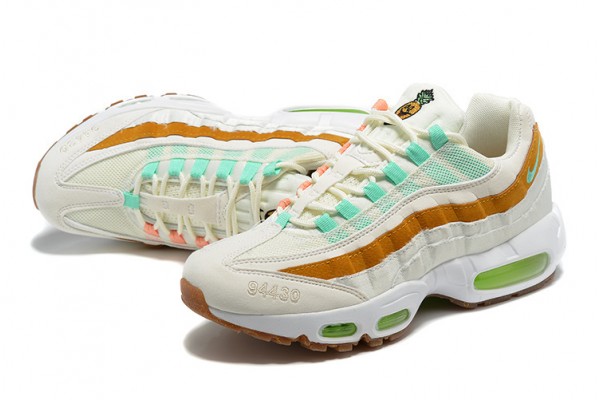 Cheap Mens Air Max 95 TT White  Green Brown Sneakers CZ0154-100 