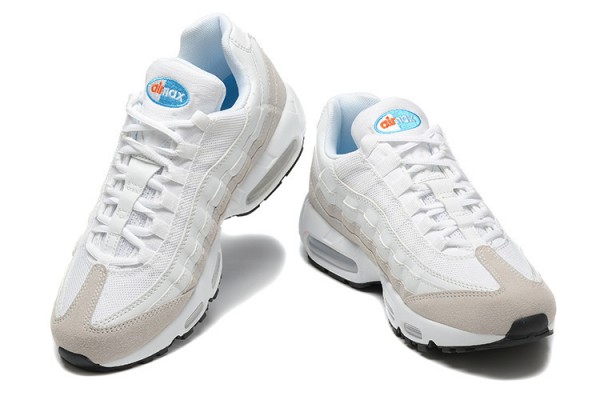 Cheap Mens Air Max 95 TT White Blue Sneakers DJ9981-100