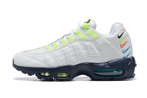 Cheap Mens Air Max 95 TT White Blue Sneakers DX1819-100