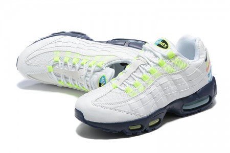 Cheap Mens Air Max 95 TT White Blue Sneakers DX1819-100